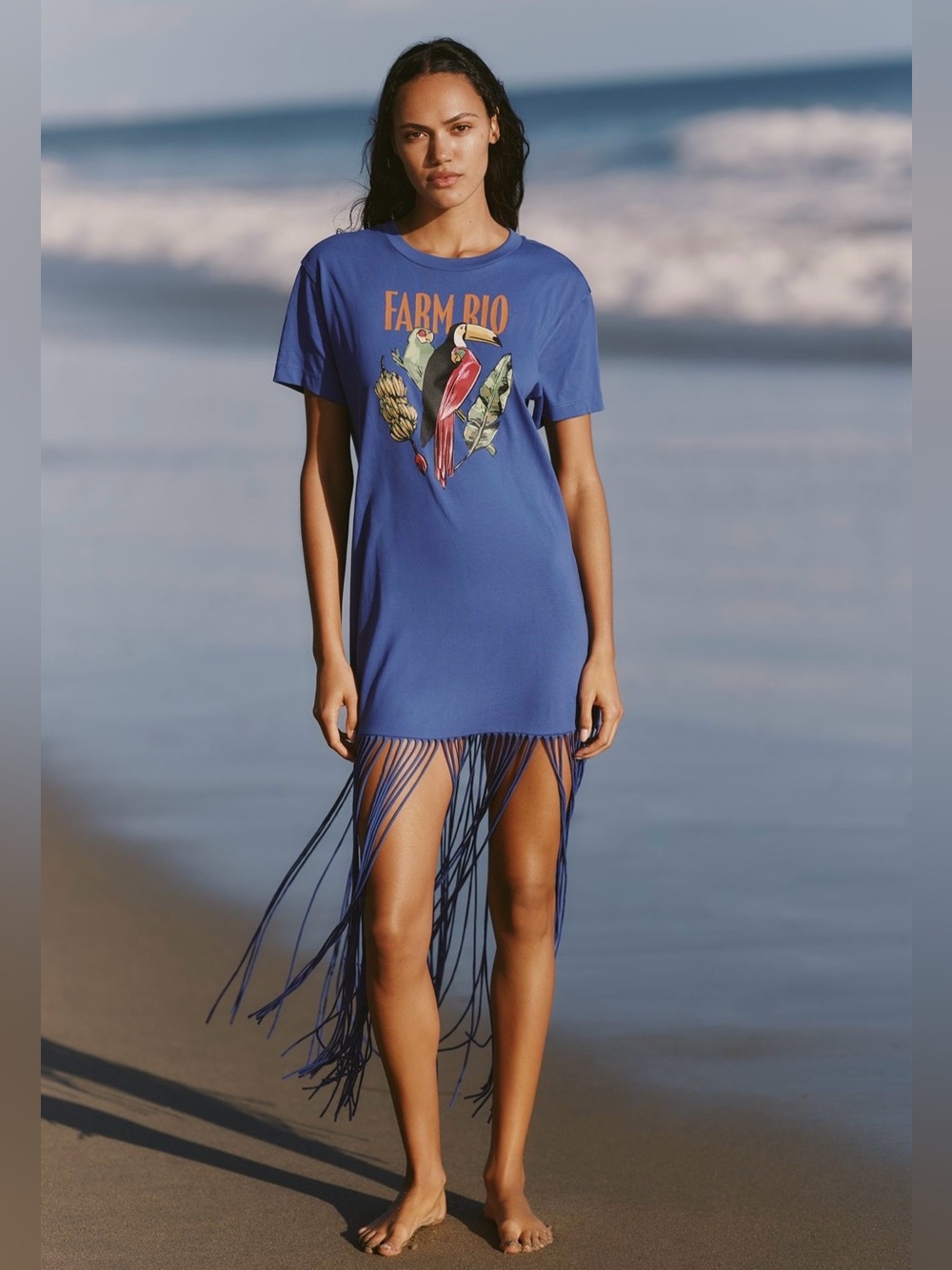 Farm Rio × Anthropologie Fringe T-Shirt
Maxi Dress - Sz M